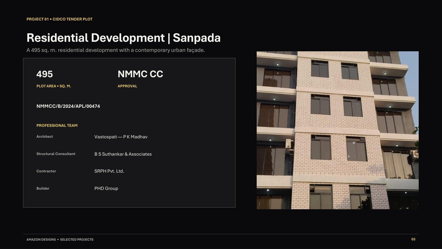 Profile page 25 — CIDCO Tender Plot details