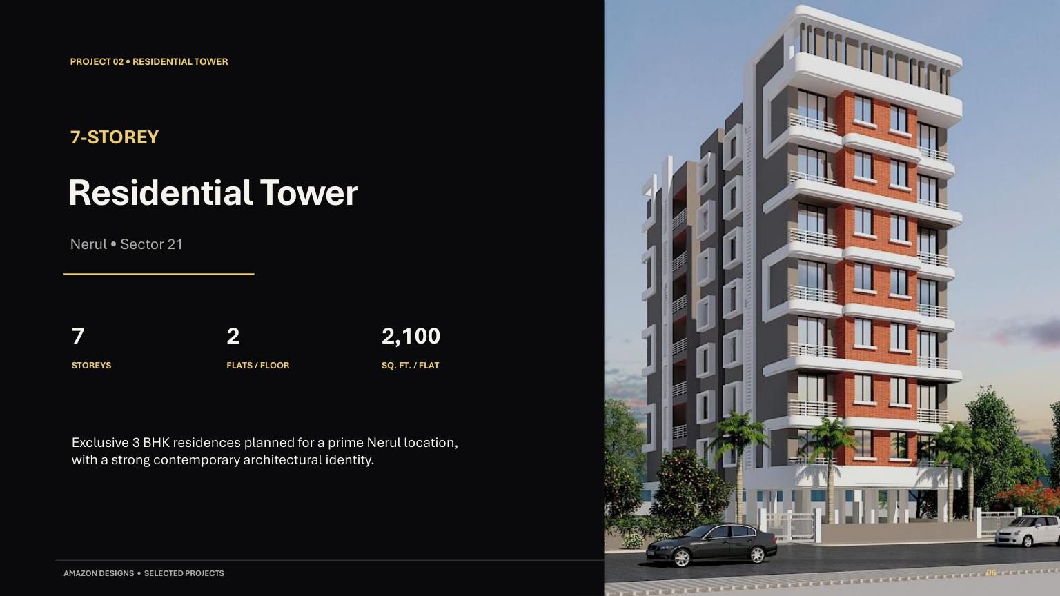 Profile page 26 — 7-storey residential tower